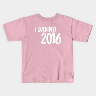 I survived 2016 Kids T-Shirt